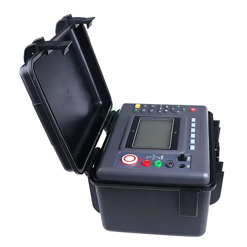 digital readout Rated Voltage 100V 250V 500V1000V 2500V 5000V 0.01ohm-2000ohm Insulation Resistance Tester for power used