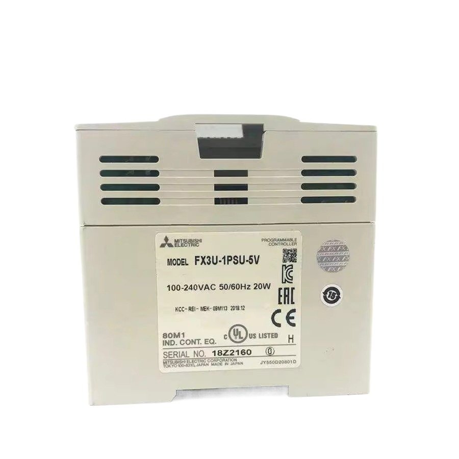 New Original FX3U-1PSU-5V FX3U1PSU5V PLC Programming Controller Warehouse Stock