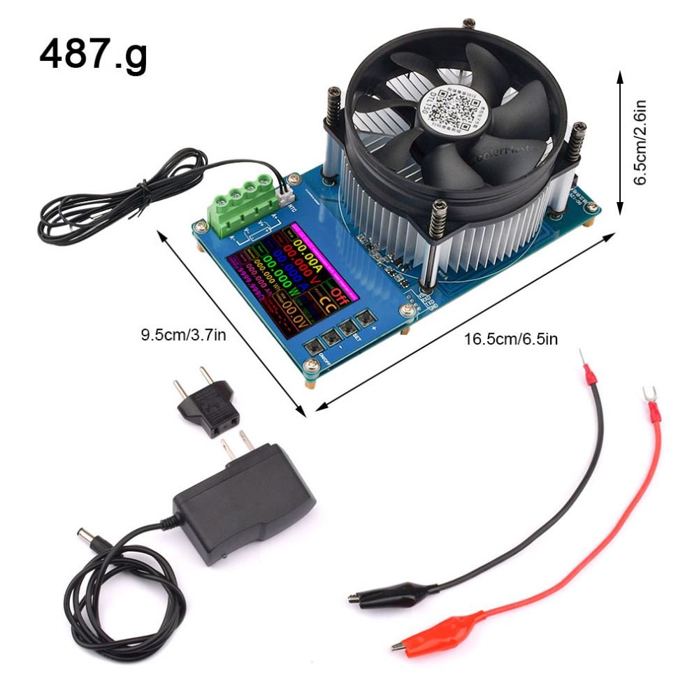 150V 20A American plug 150W Intelligent Electronic Load Battery Discharge Capacity Tester