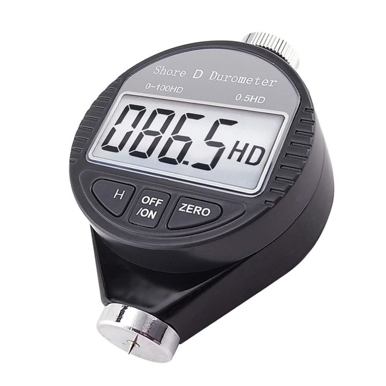Digital Shore D Rubber Plastics Hardness Meter Durometer 0~100HD Range Tester