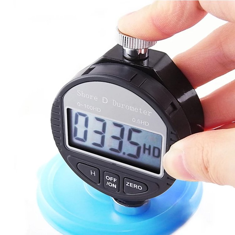 Digital Shore D Rubber Plastics Hardness Meter Durometer 0~100HD Range Tester
