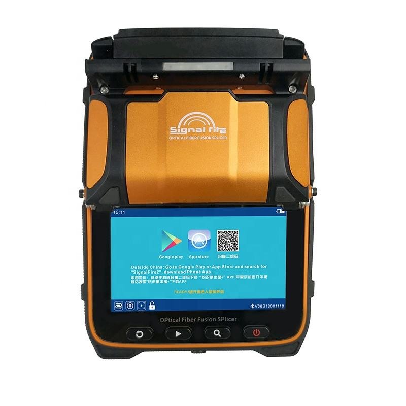 Wolck FTTH Optic Fiber Six Motors 10 Languages Fast Heating AI-9 Fusion Splicer