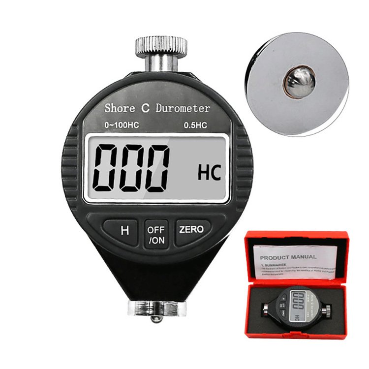Silicone rubber hardness tester 99.99 needle digital Shore hardness tester Rubber hardness tester A/C/D type