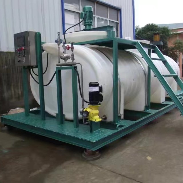 Crude Oil Extraction & Petroleum Storage Tank PAM PAC Polymer Pump Automatic Dosing System