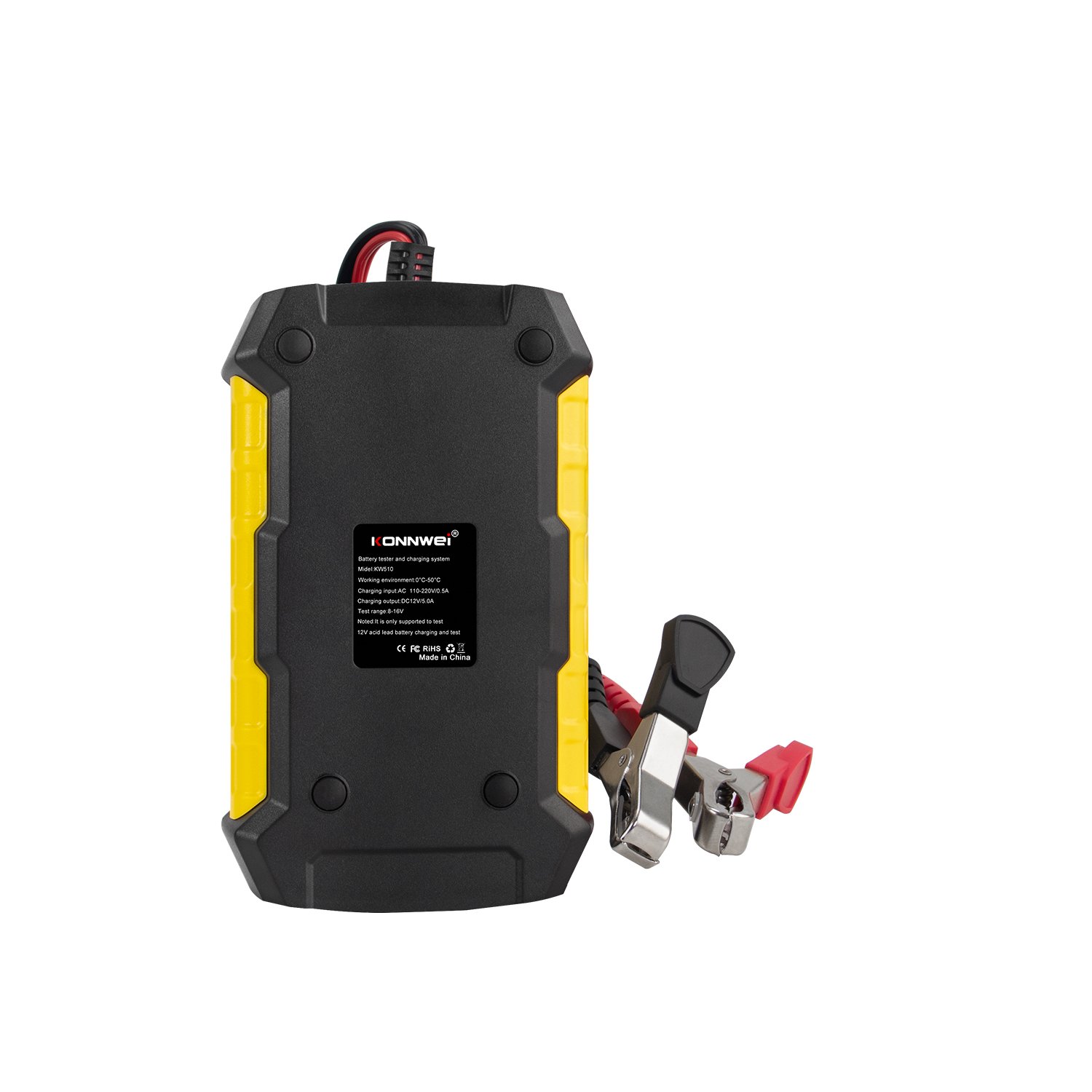 KONNWEI KW510 Full Automatic 12V Car Battery Tester Pulse Repair 5A Battery Chargers Wet Dry AGM Gel Lead Acid Car Repair Tool