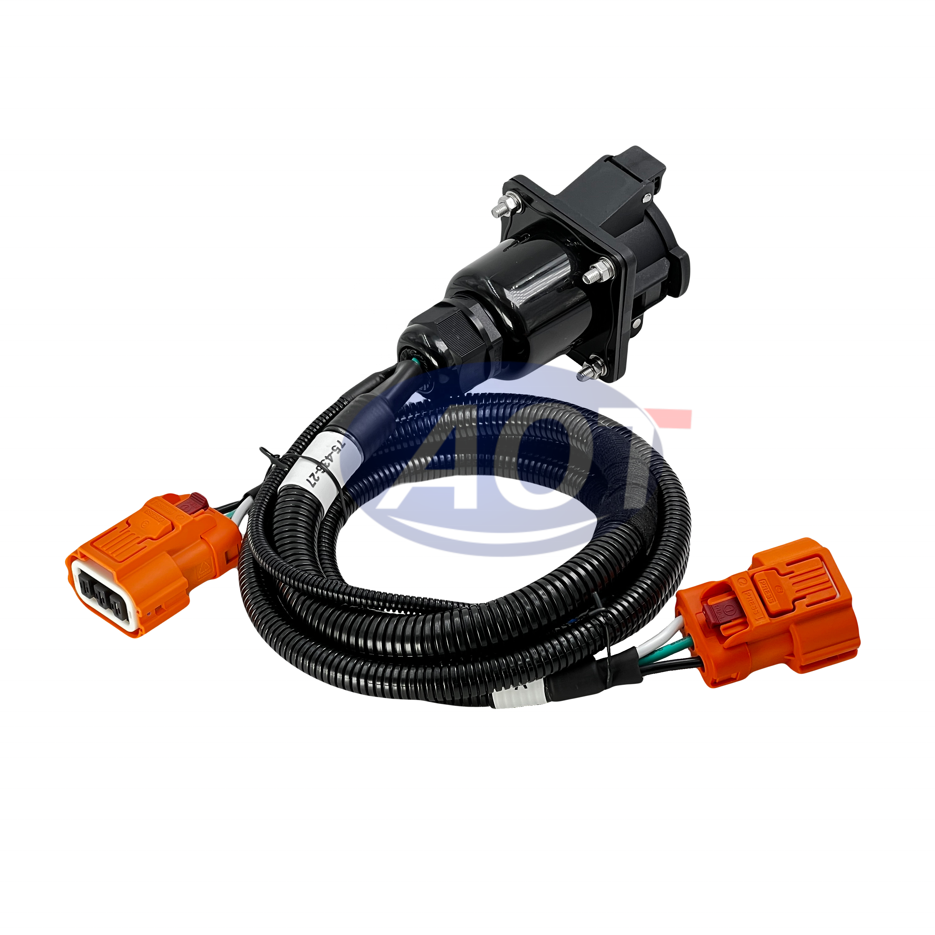 AOTAI Custom Type1 SAE J1772 EV Charger Inlet Socket 32A with A-mphenol 633063 A-ptiv Del-phil 13510099 Connector Splitter Cable