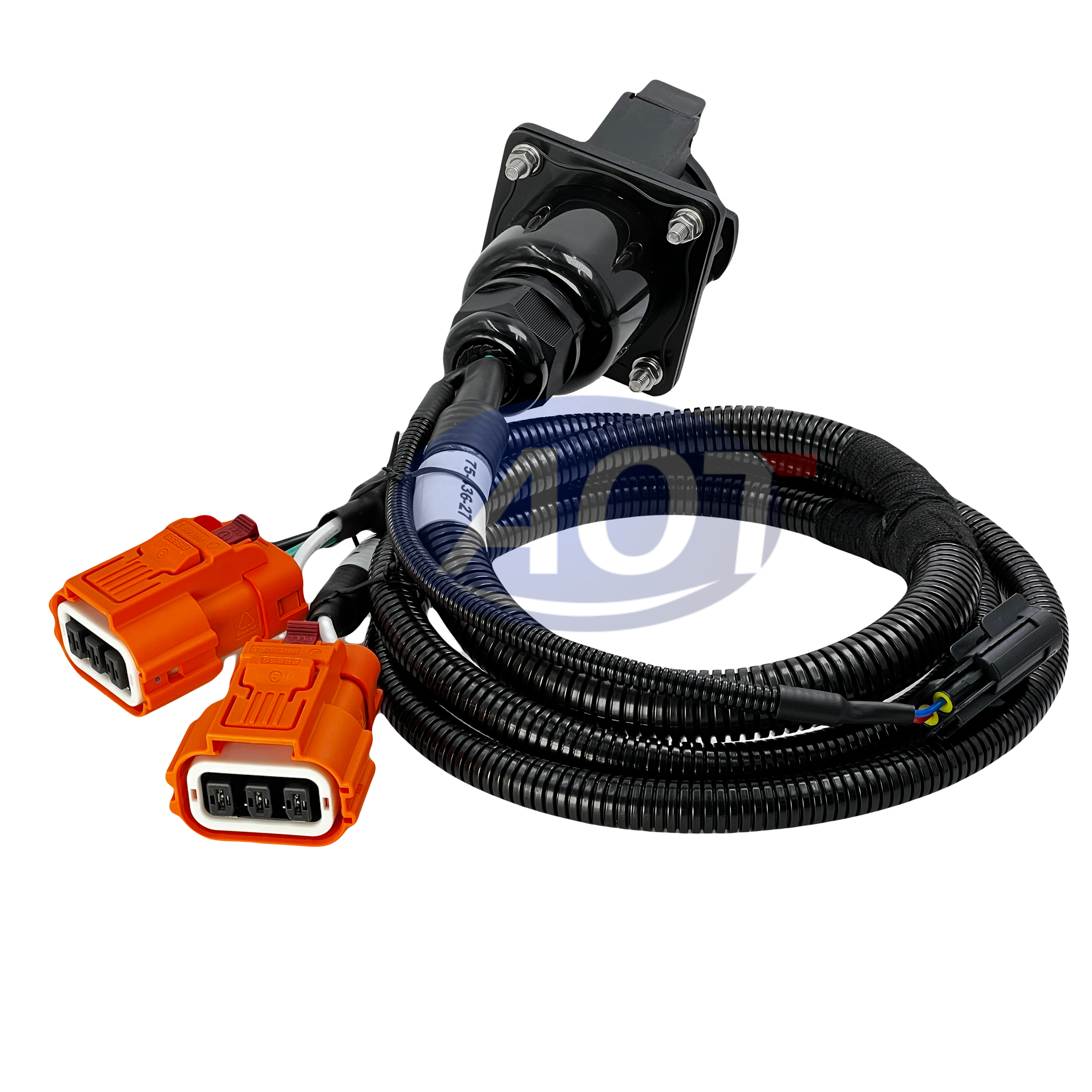 AOTAI Custom Type1 SAE J1772 EV Charger Inlet Socket 32A with A-mphenol 633063 A-ptiv Del-phil 13510099 Connector Splitter Cable