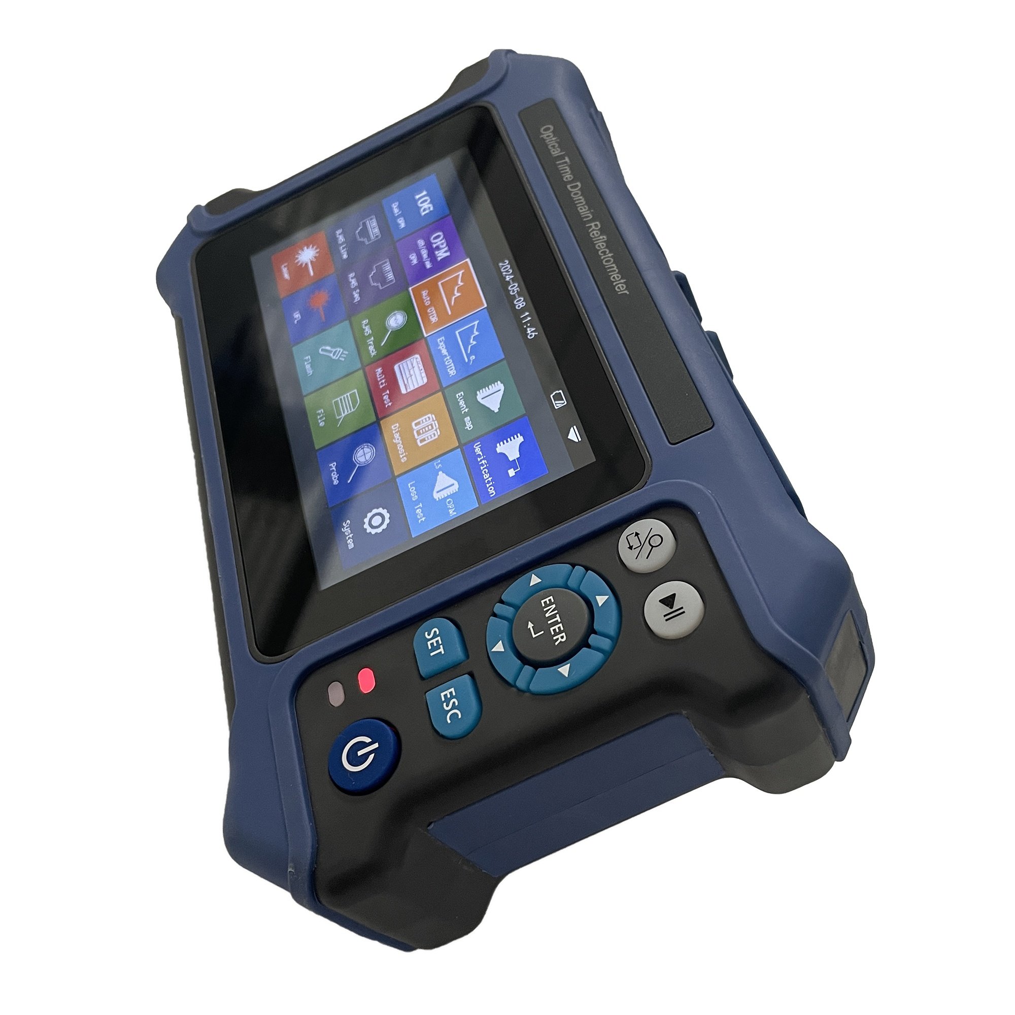 1310/1550nm 28/26dB 80KM 16 Functions in 1 Device Type Multifunctional Touch Screen OTDR with Multi-Core Test