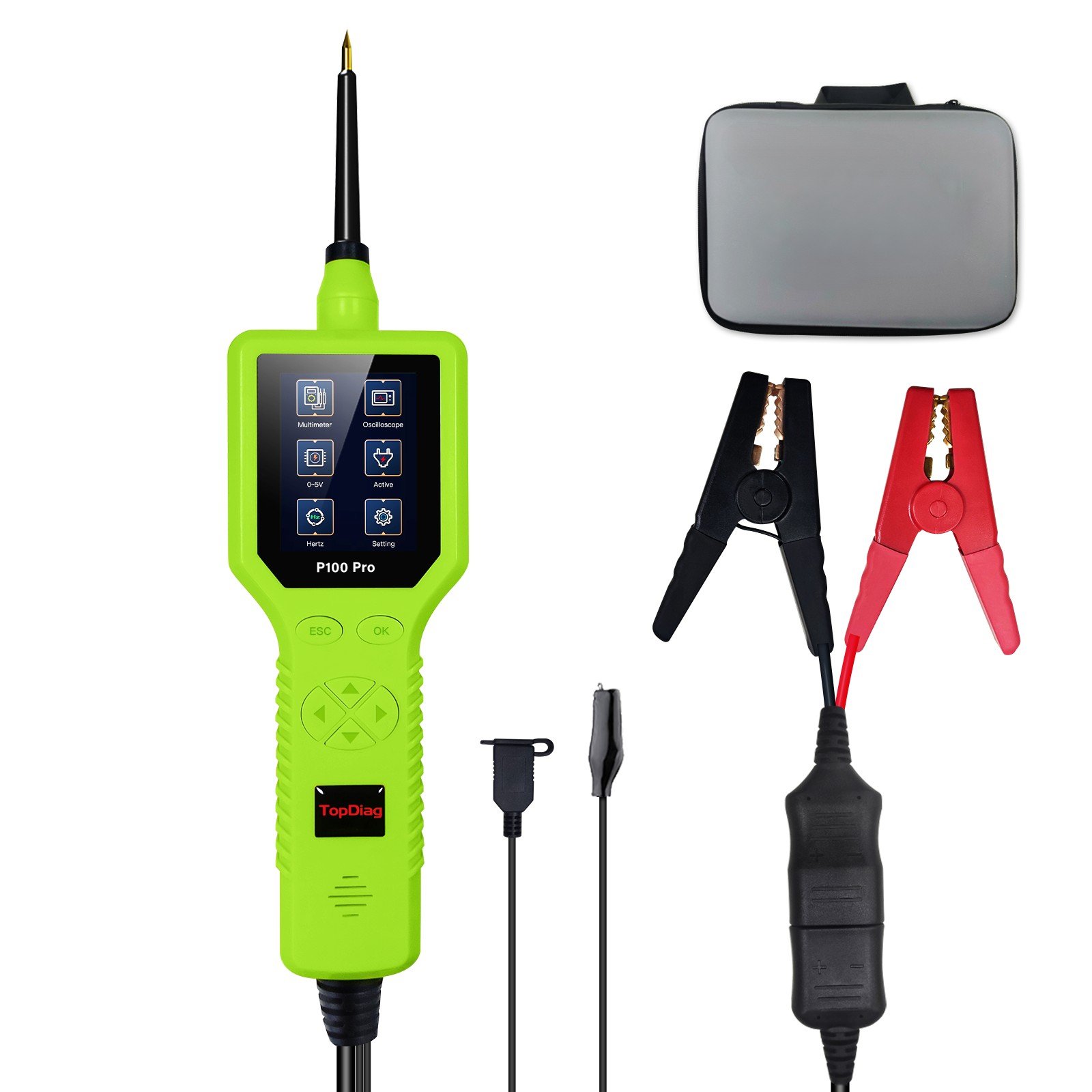 P100 pro Power Circuit Probe Automotive Circuit Tester Electrical System Diagnosis Tool Car Voltage Tester Digital Voltmeter