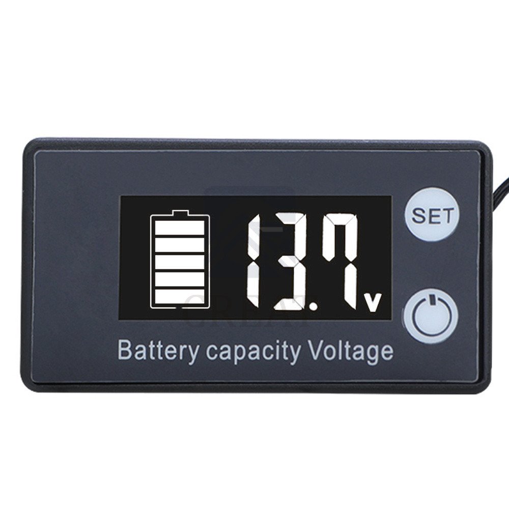 Battery Capacity Tester Level Indicator DC 7-70V Voltage Meter Li-ion Lead-acid LiFePO4 Digital Voltmeter For Car Motorcycle