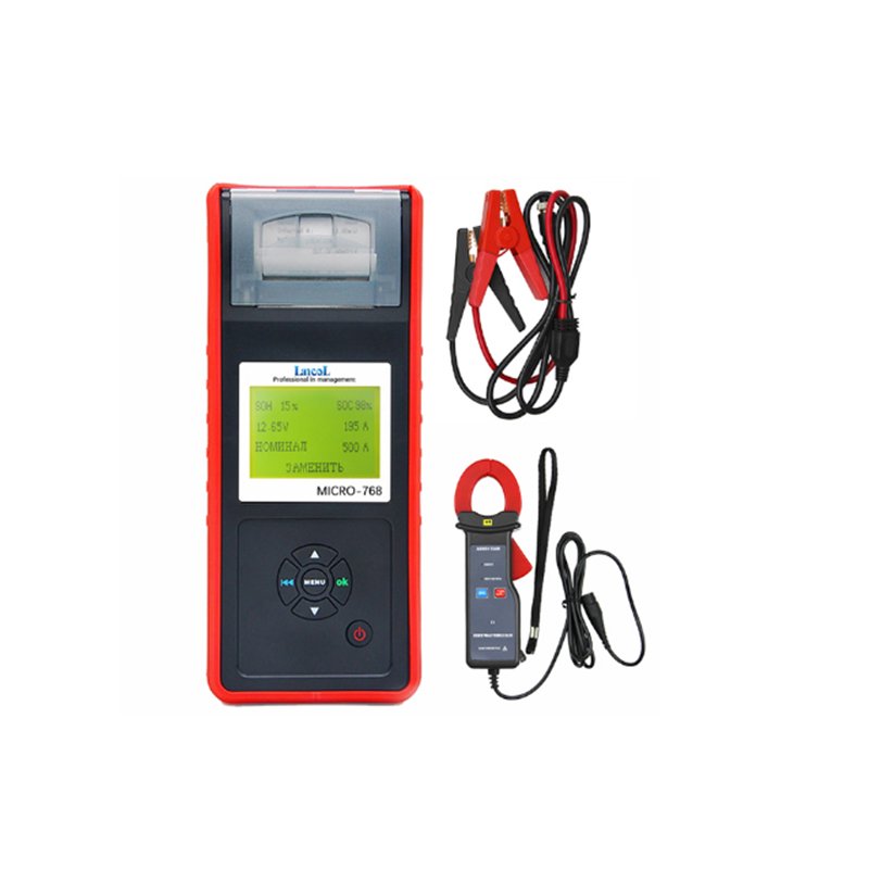 Micro 768A Professional Car Battery Tester with Printer