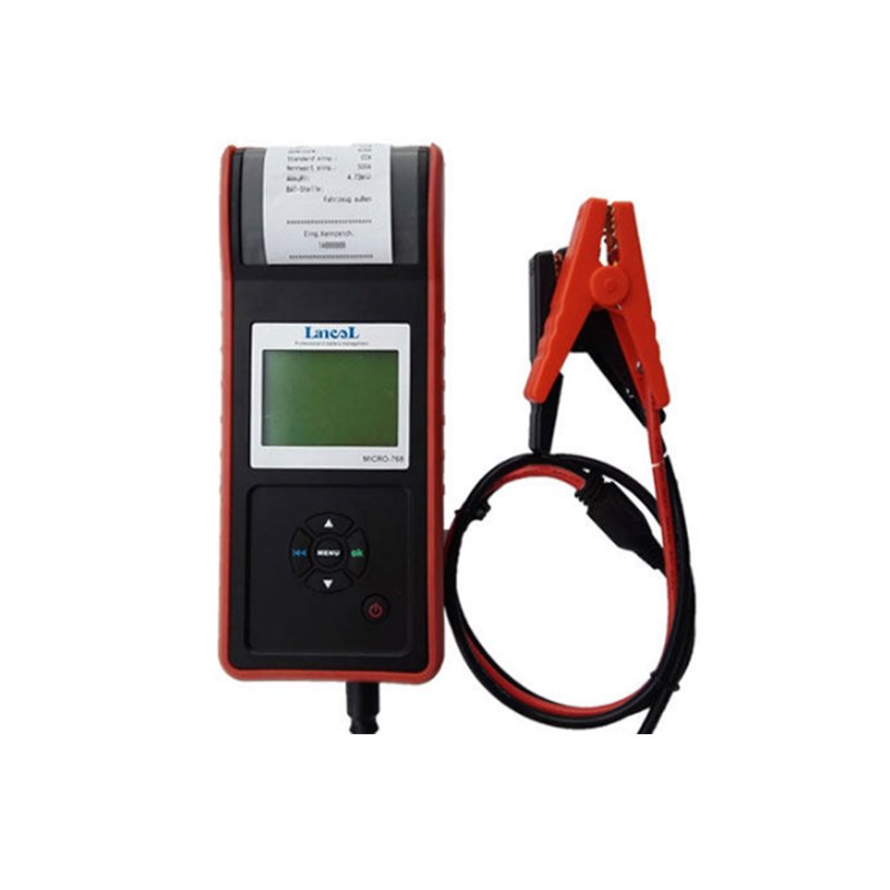 Micro 768A Professional Car Battery Tester with Printer