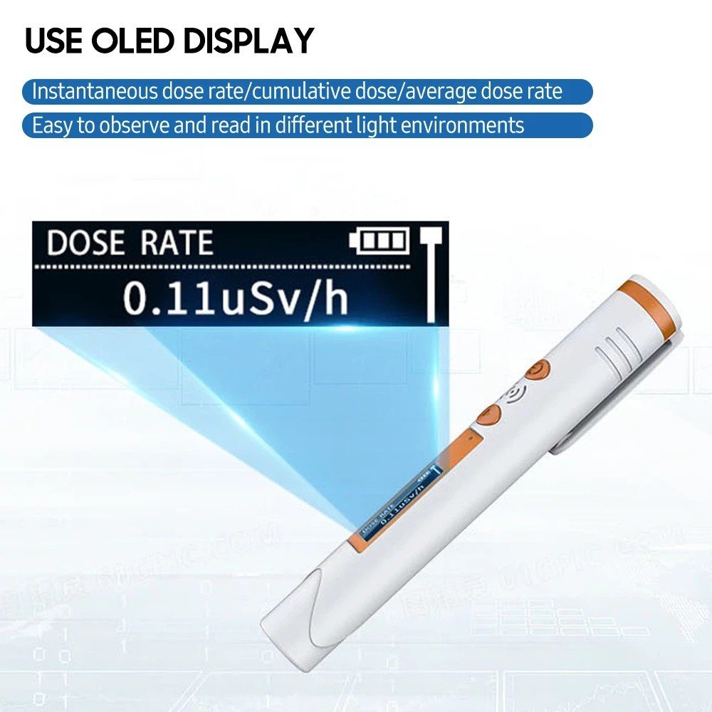 High Accuracy USB PC Radioactive Detector Meter Beta Gamma X Y Beta Ray Data Tester Nuclear Radiation Dosimeter Dosage Counter
