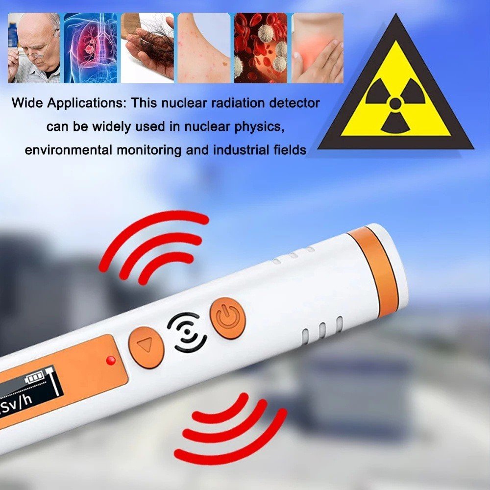 High Accuracy USB PC Radioactive Detector Meter Beta Gamma X Y Beta Ray Data Tester Nuclear Radiation Dosimeter Dosage Counter