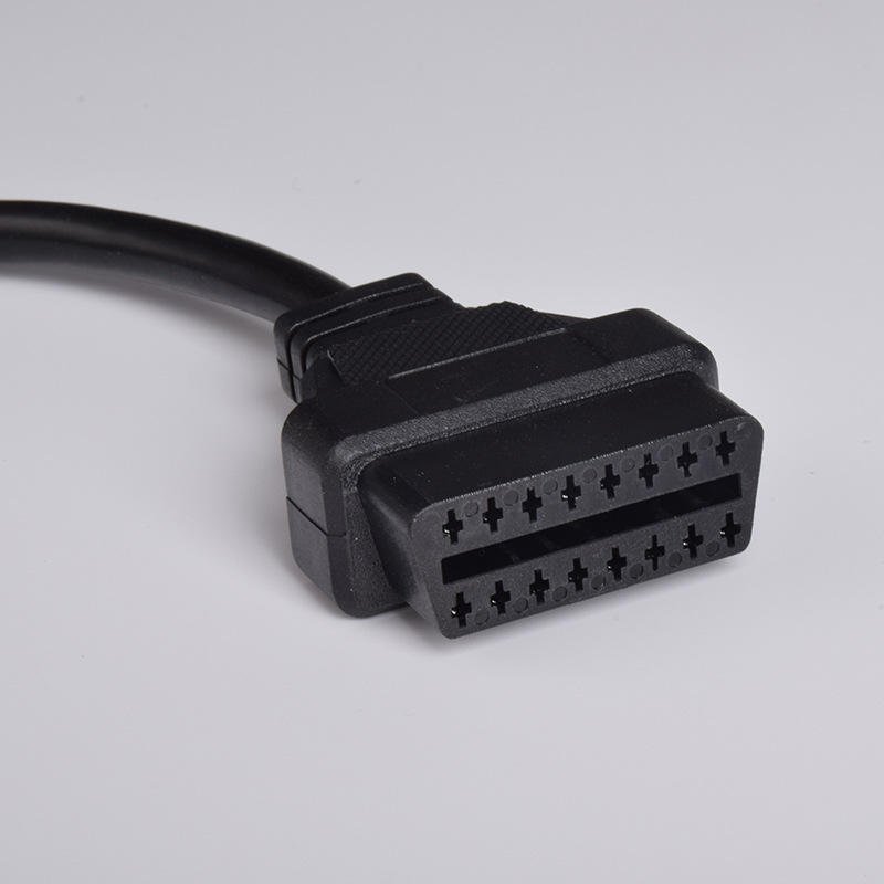 9 Pin J1939 to 16 Pin OBD 2 Female Interface Diagnostic Cable car obd Adapter for Heavy Duty Truck Trackers Scan Tools OBDII