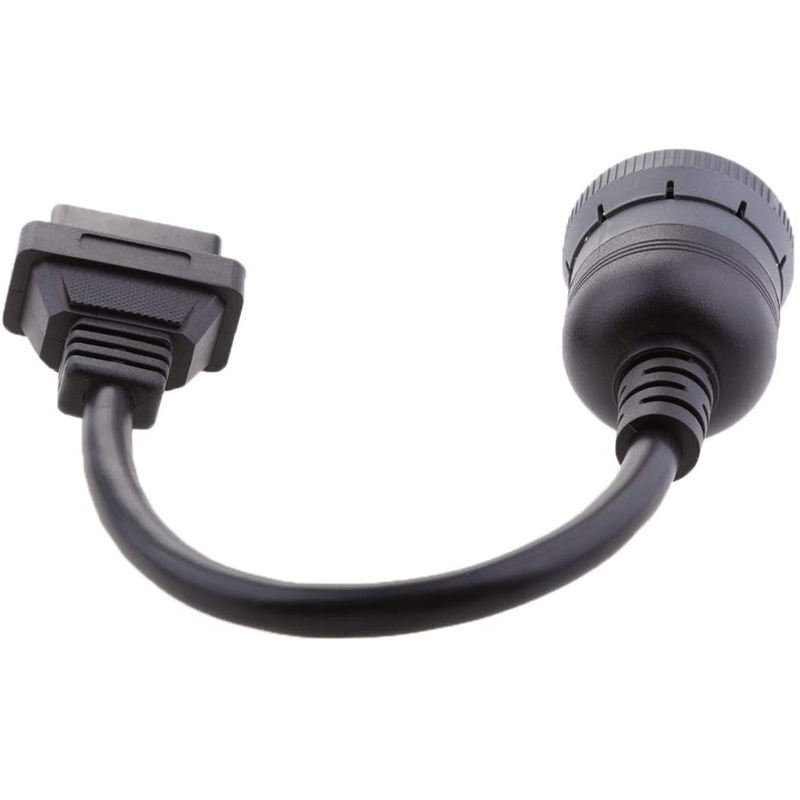 9 Pin J1939 to 16 Pin OBD 2 Female Interface Diagnostic Cable car obd Adapter for Heavy Duty Truck Trackers Scan Tools OBDII