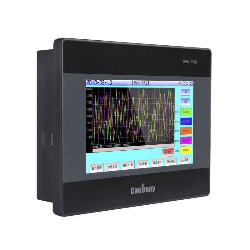 Coolmay 4.3 Inch HMI Touch Screen Panel Modbus RS232 RS485 Control New Human Machine Interface for PLC PAC Dedicated Controllers
