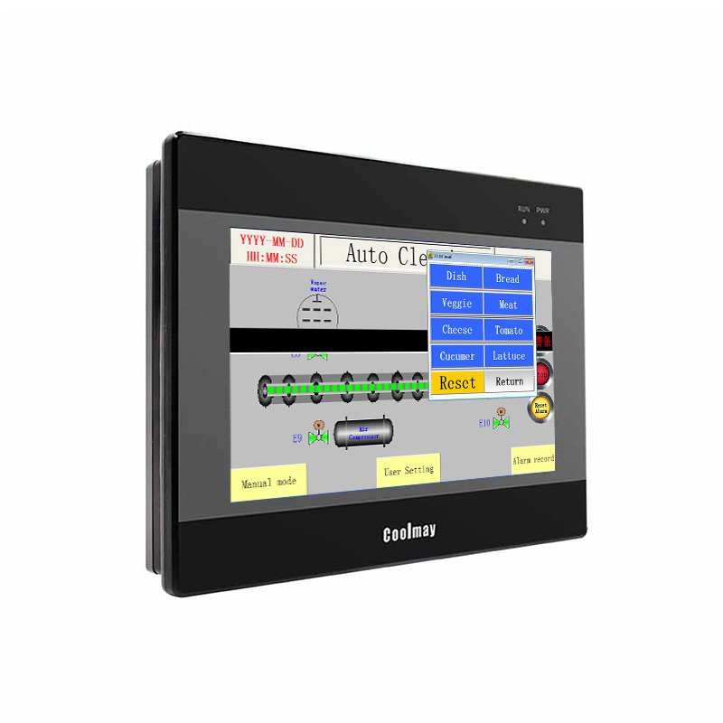 Coolmay 4.3 Inch HMI Touch Screen Panel Modbus RS232 RS485 Control New Human Machine Interface for PLC PAC Dedicated Controllers