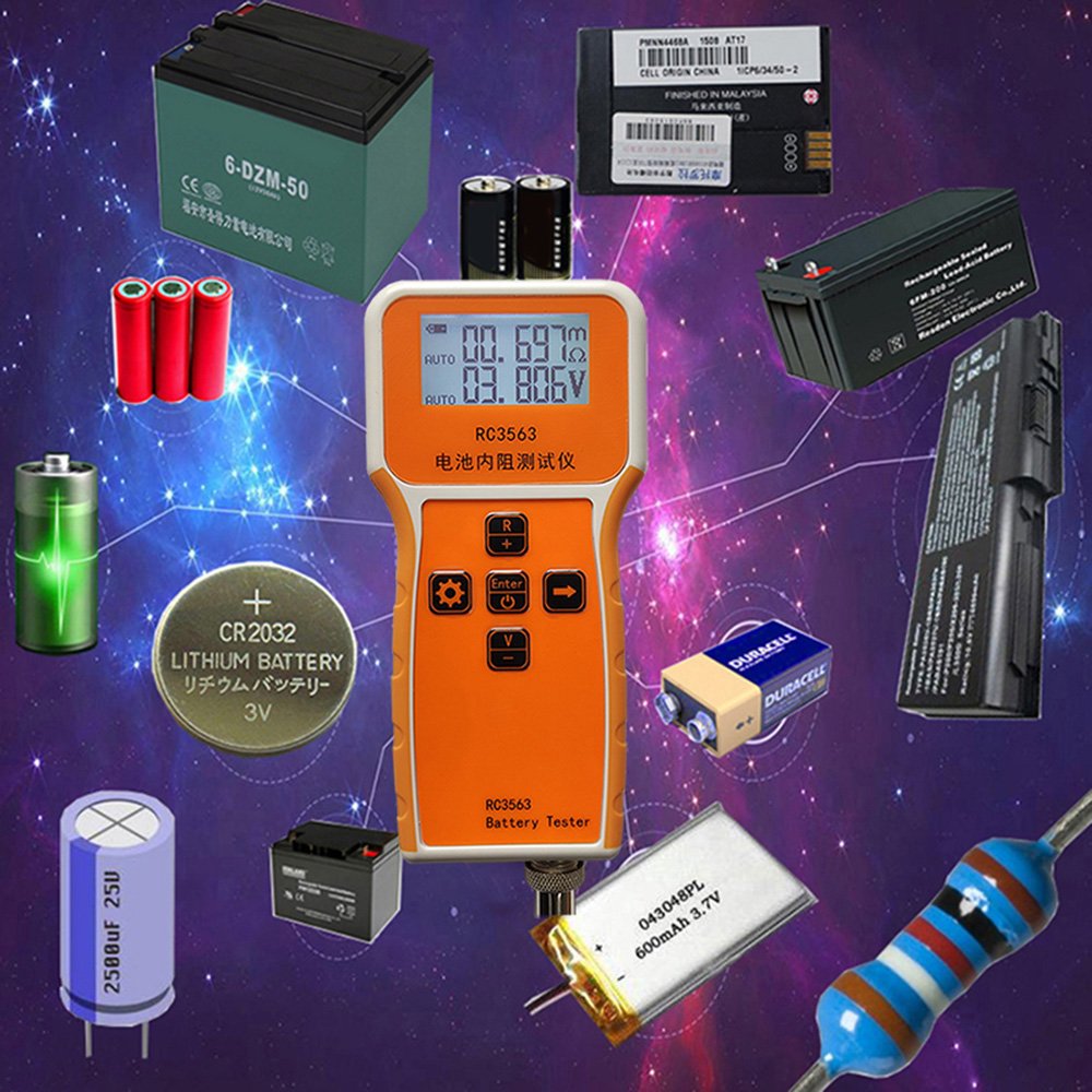RC3563 Battery Tester Measuring Internal Resistance Detector High Precision Voltage Tester For RC18650 Lithium Battery