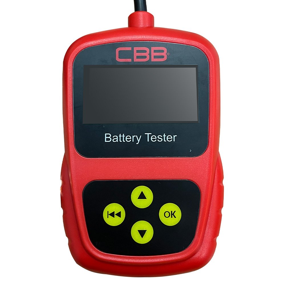 MICRO100 Car Battery Tester LCD Displayed Internal Resistance Conductivity Analyzer Current Type for 12V Lead-Acid Batteries