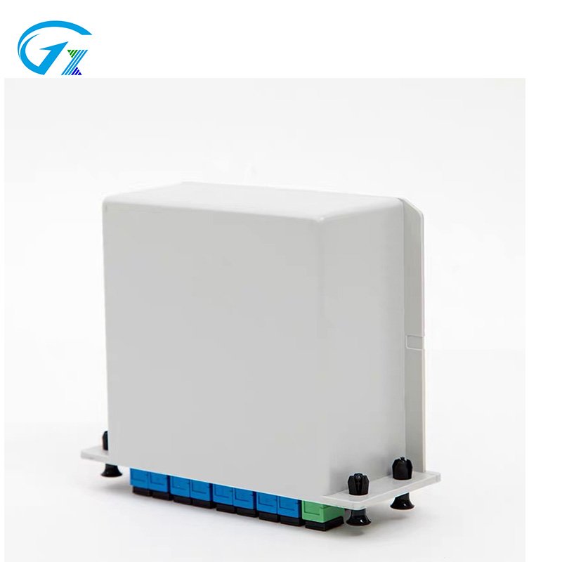Fiber Optic PLC Splitter SC UPC/APC Connector 1x8 1x16 LGX Box Cassette Card Inserting Type splitter plc fiber splitter