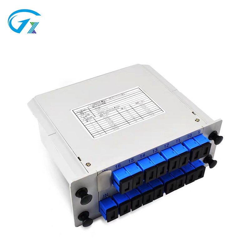 Fiber Optic PLC Splitter SC UPC/APC Connector 1x8 1x16 LGX Box Cassette Card Inserting Type splitter plc fiber splitter