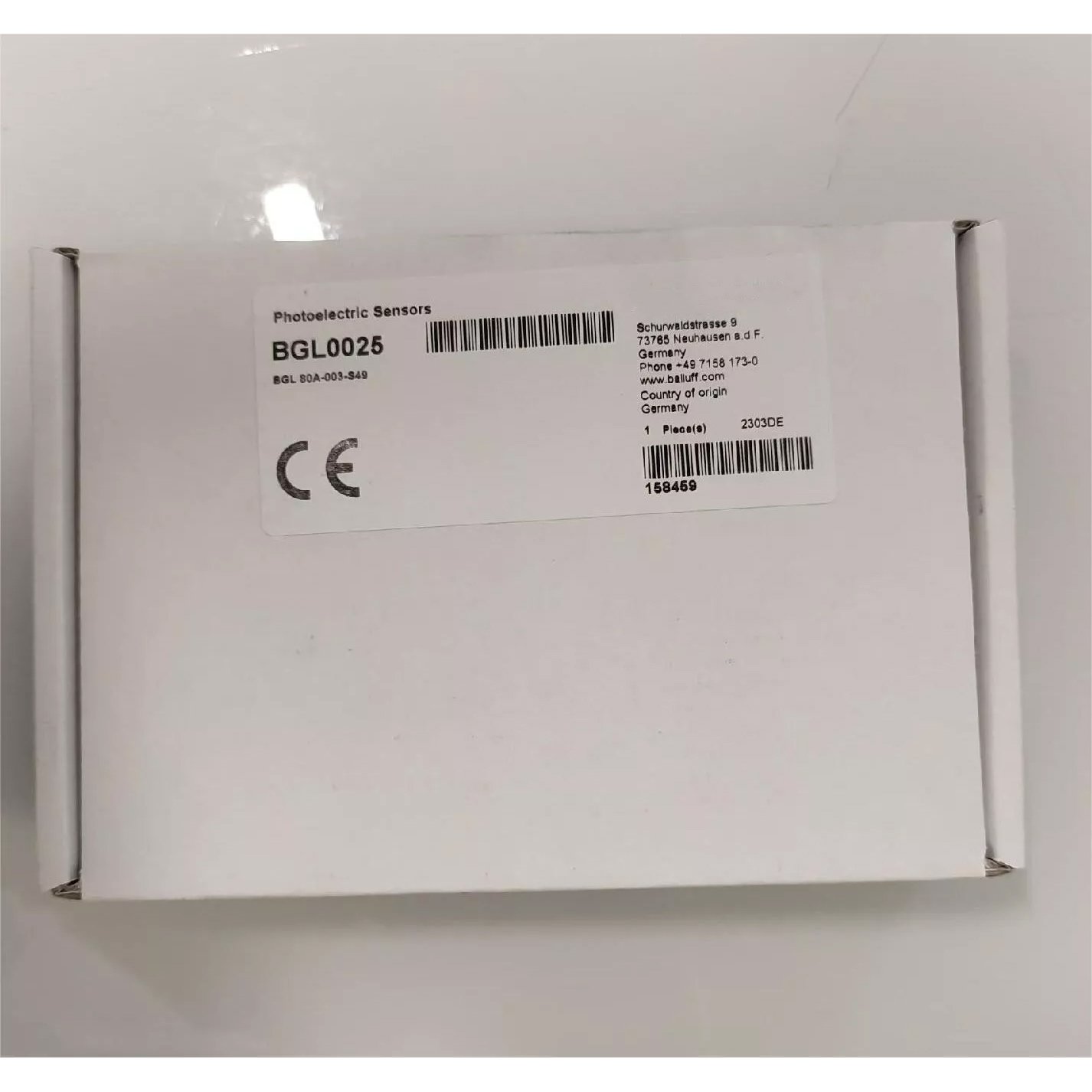 BGL0025 Photoelectric Switch BGL 80A-003-S49 New Condition for PLC PAC & Dedicated Controllers