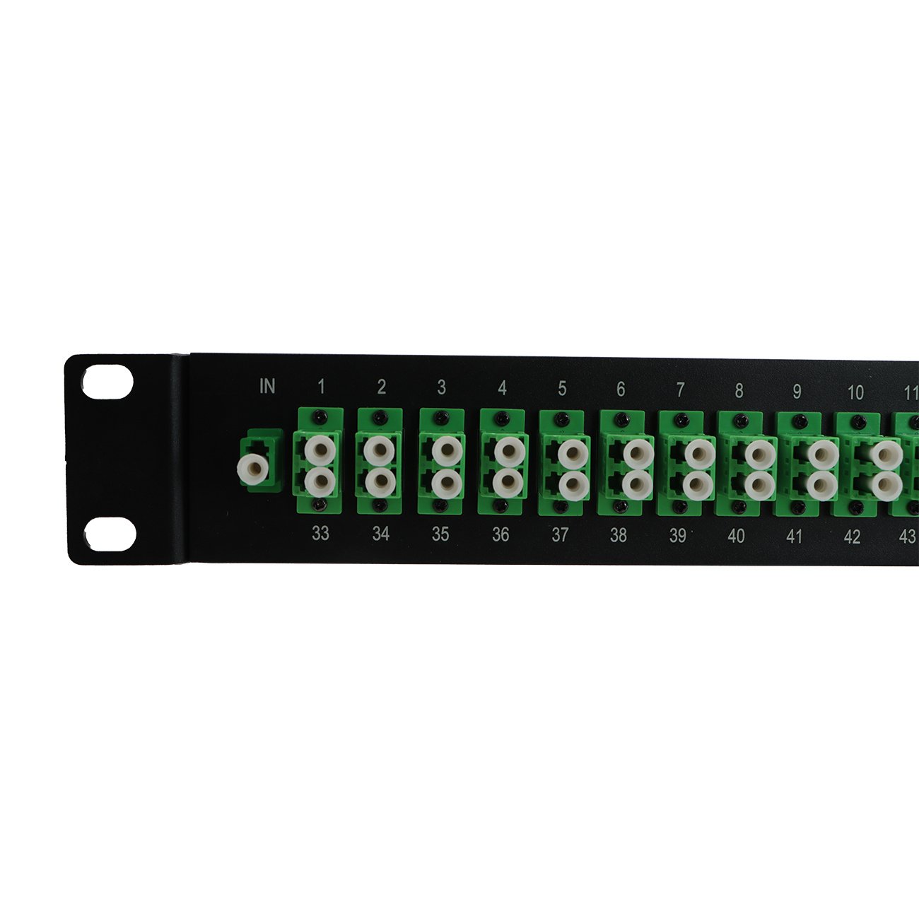 New Arrival 1*64 LC APC Fiber PLC Splitter Rack Mount PLC 2U Low Insertion Loss Patch Terminal Box Rack Mount PLC Splitter