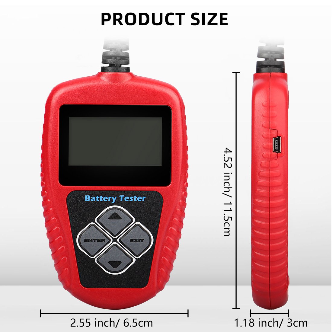 Quicklynks Battery Tester BA101 Battery Analyzer test soc soh voltage current internal resistance health status