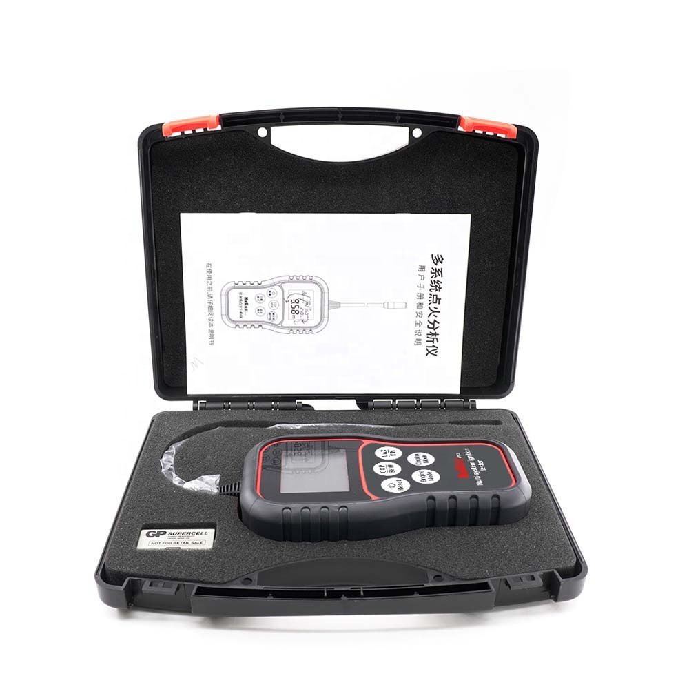 Realtime Ignition Anzalyer with 3 inch high definition screen digital display RPM burning time quick ignition coil code reader