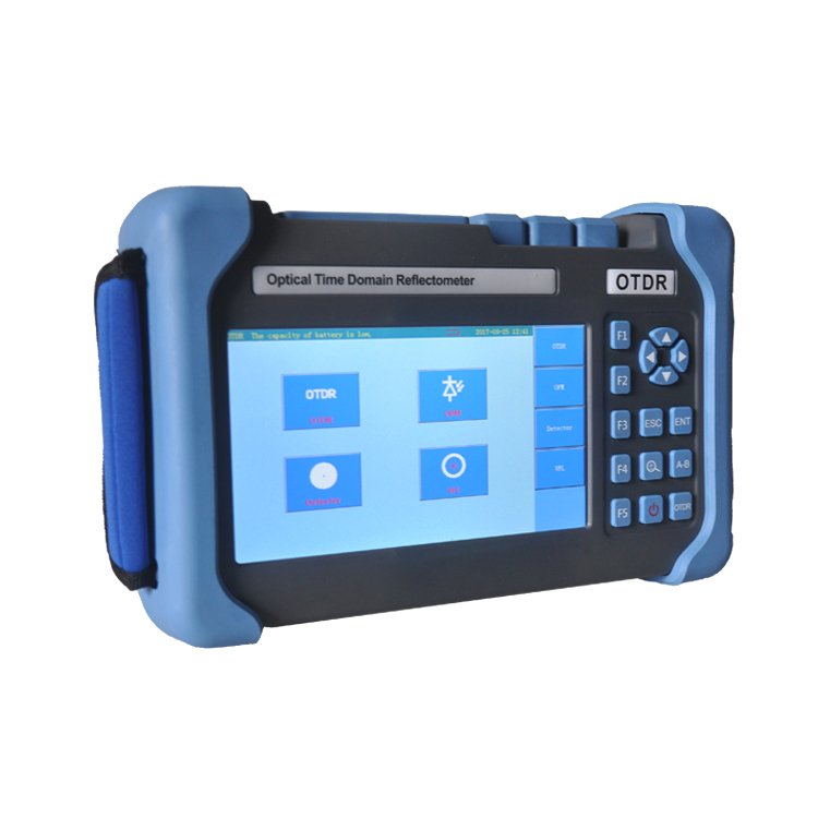 FCST080607 LCD Touch Screen Handheld Optical Fiber OTDR 1310/1550/1625nm Wavelength 32/30 For FTTx Network