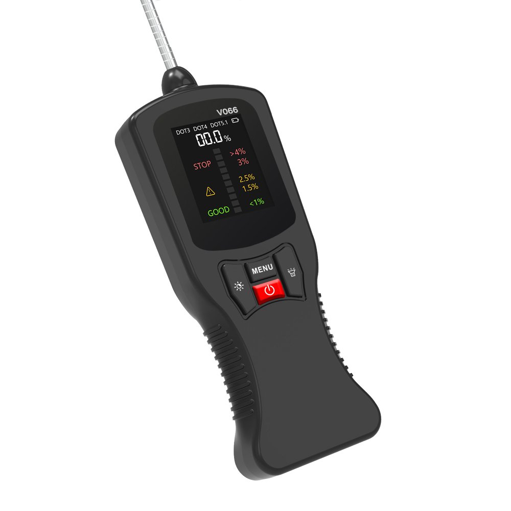 V066 Ready to ship Automobile Brake Fluid Tester For DOT3 DOT4 DOT5.1Accurate Oil Quality Car Brake Oil Detector oil tester