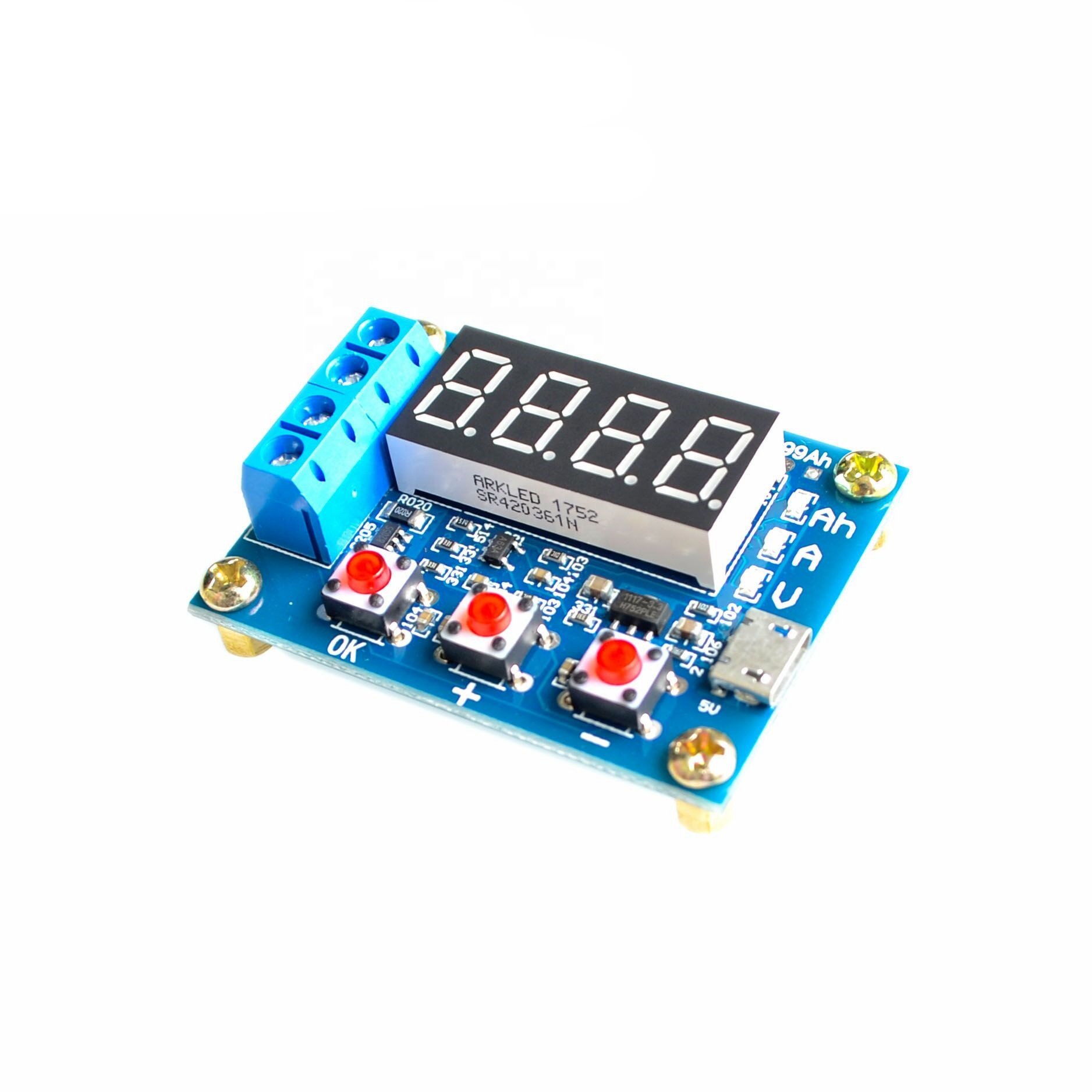 ZB2L3 battery capacity tester external load discharge type 1.2-12V battery 18650 equal capacity test