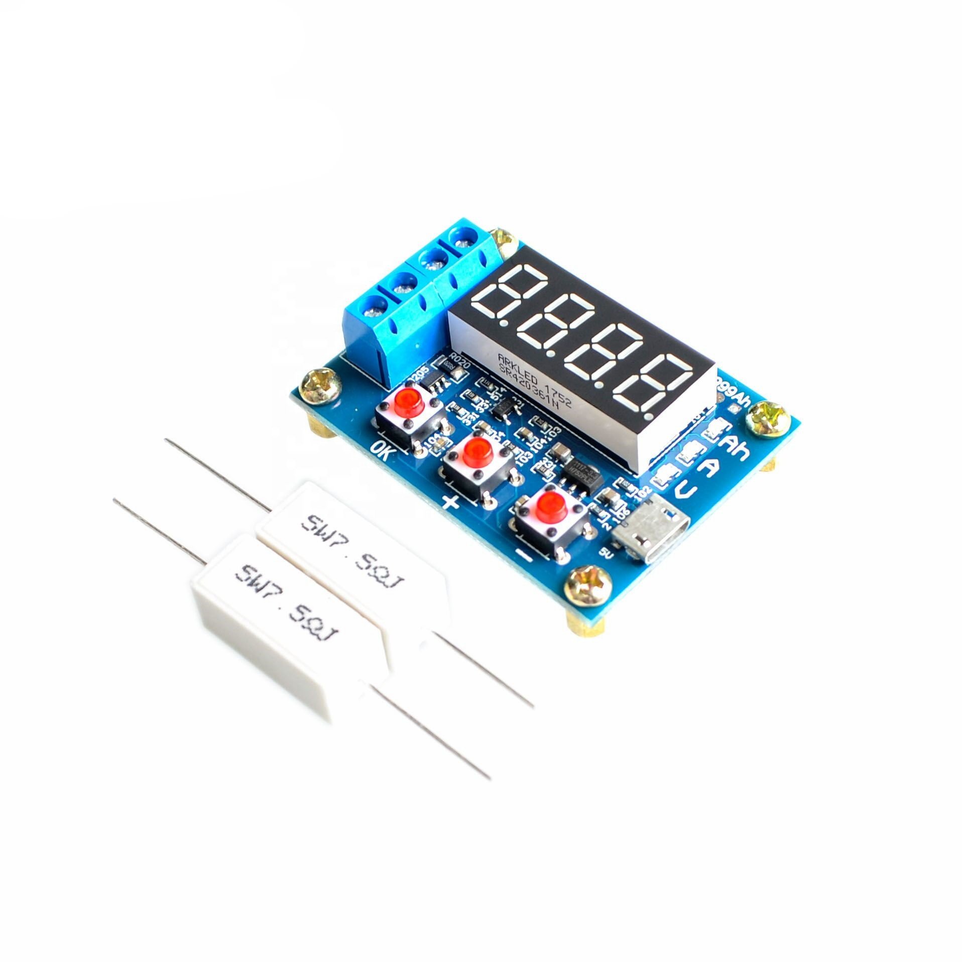 ZB2L3 battery capacity tester external load discharge type 1.2-12V battery 18650 equal capacity test