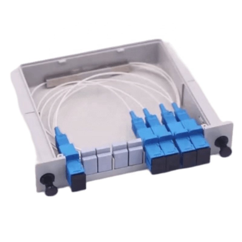 High Quality LGX Cassette PLC Fiber Optic Splitter SC APC/UPC Connector Optic PP Material Optic Equipment