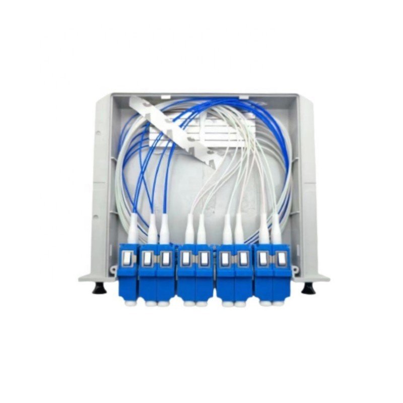 High Quality LGX Cassette PLC Fiber Optic Splitter SC APC/UPC Connector Optic PP Material Optic Equipment
