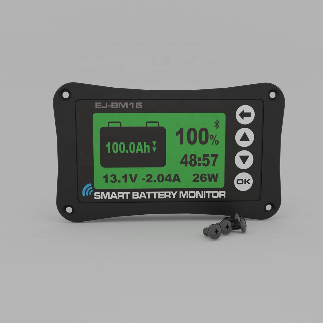 EJ-BM16 50A 75A Bluetooths EV smart battery monitor batteries capac indicator