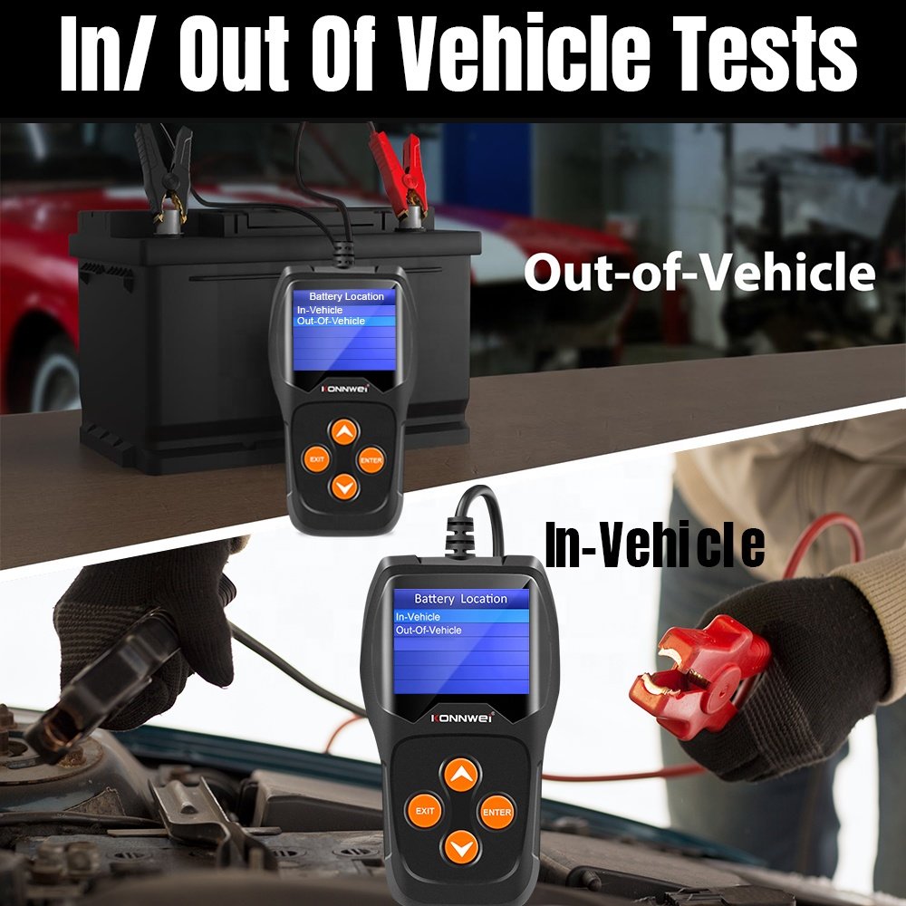 KONNWEI KW600 12V Digital Car Battery Tester Auto Battery Analyzer Car Diagnostic