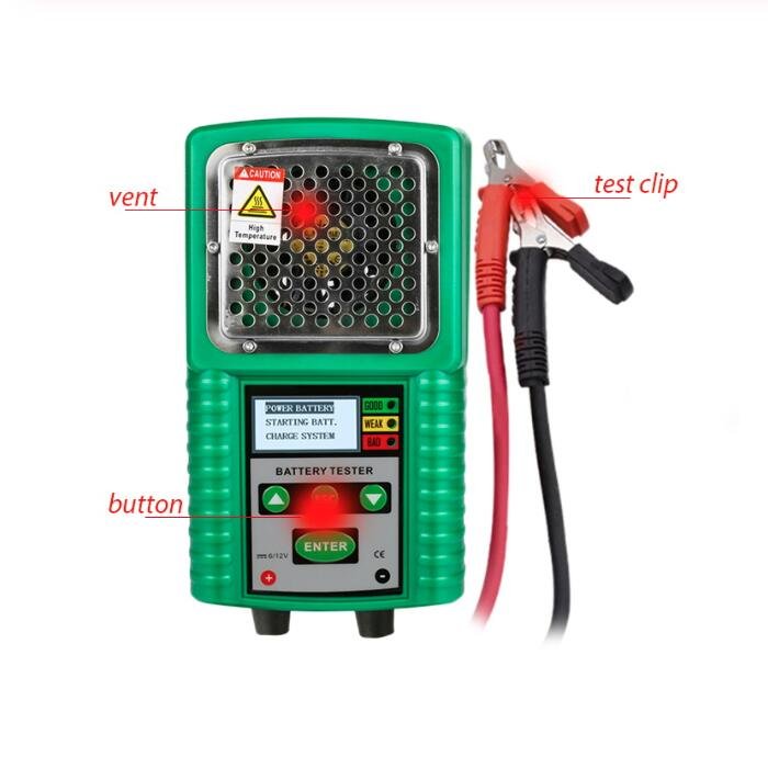 New DY226A 6V 12V Car Battery Tester 3 in 1 Traction DC Power Load Starting Charge CCA Test Automotive Battery Analyzer Tool