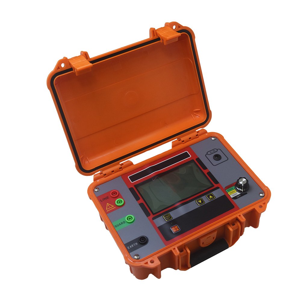 5kv/10kv High Voltage Automatic Digital Ohm Meter Megameter Testing Meter Megohmmeter Insulation Resistance Tester