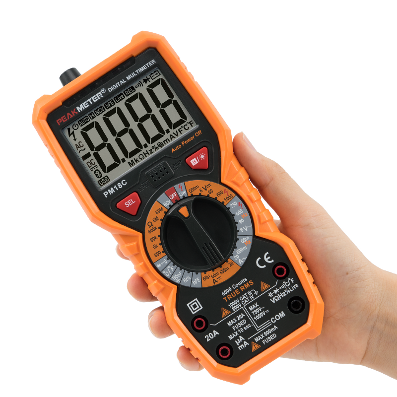 20a digital electric tester a multi tester analog manual certificate meter multimeter Trms v&a portable professional