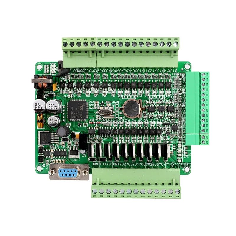 FX2N-24MR FX2N-24MT PLC PAC automation Industrial Control Board NTC Thermocouple 14 input 10 output 6AD 2DA And RS485 RTC