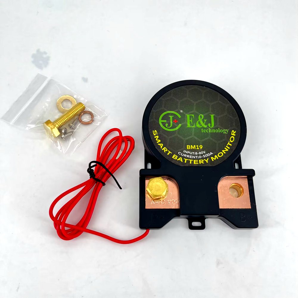 8V-80v 500A wireless battery monitor smart shunt for lifepo4/ Lithium ion/ AGM/ SLA/ GEL batteries history recording battery SOC