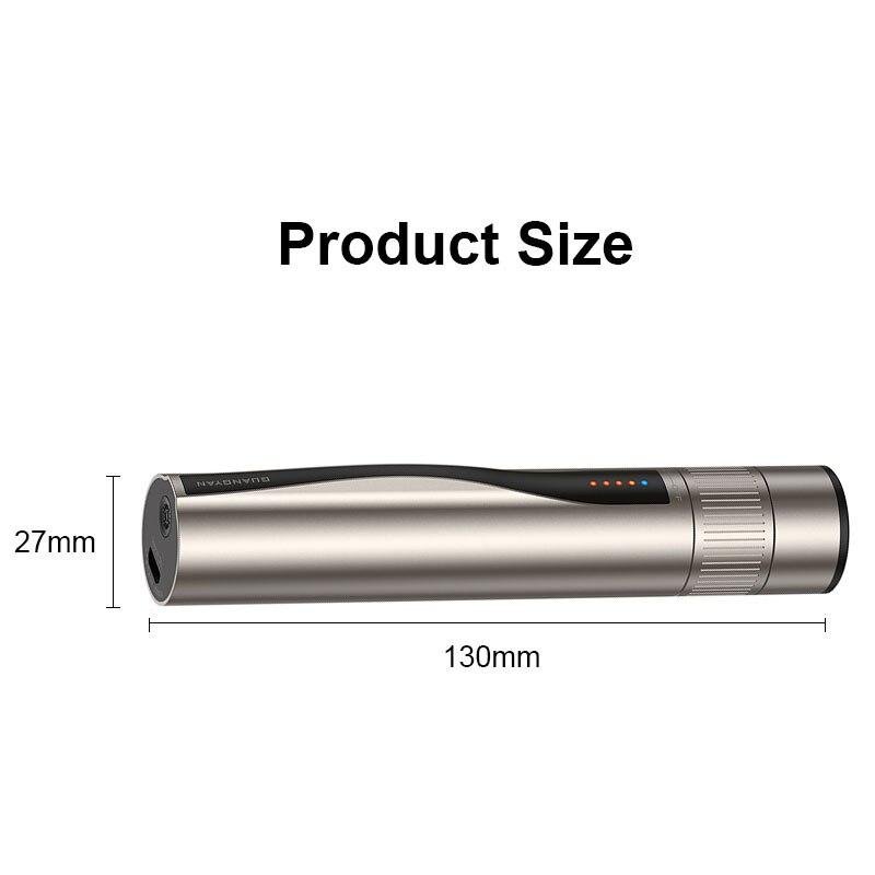 BYXGD VFL 5mW 15mW 20mW 30mW Rechargeable Fiber Optic Visual Fault Laser Pen Aluminum Alloy Body Drop-Proof And Durable