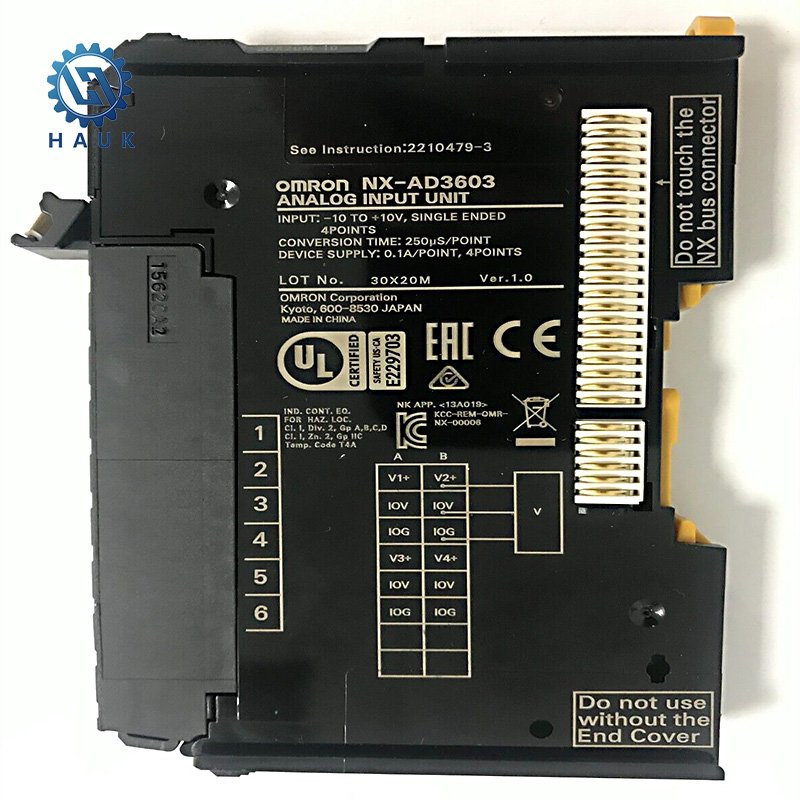 Low price PLC NX-AD3603 NX analog input unit new automatic controller accessories NX-AD3603 GVAN11, E3T-FD11-G plc supplier