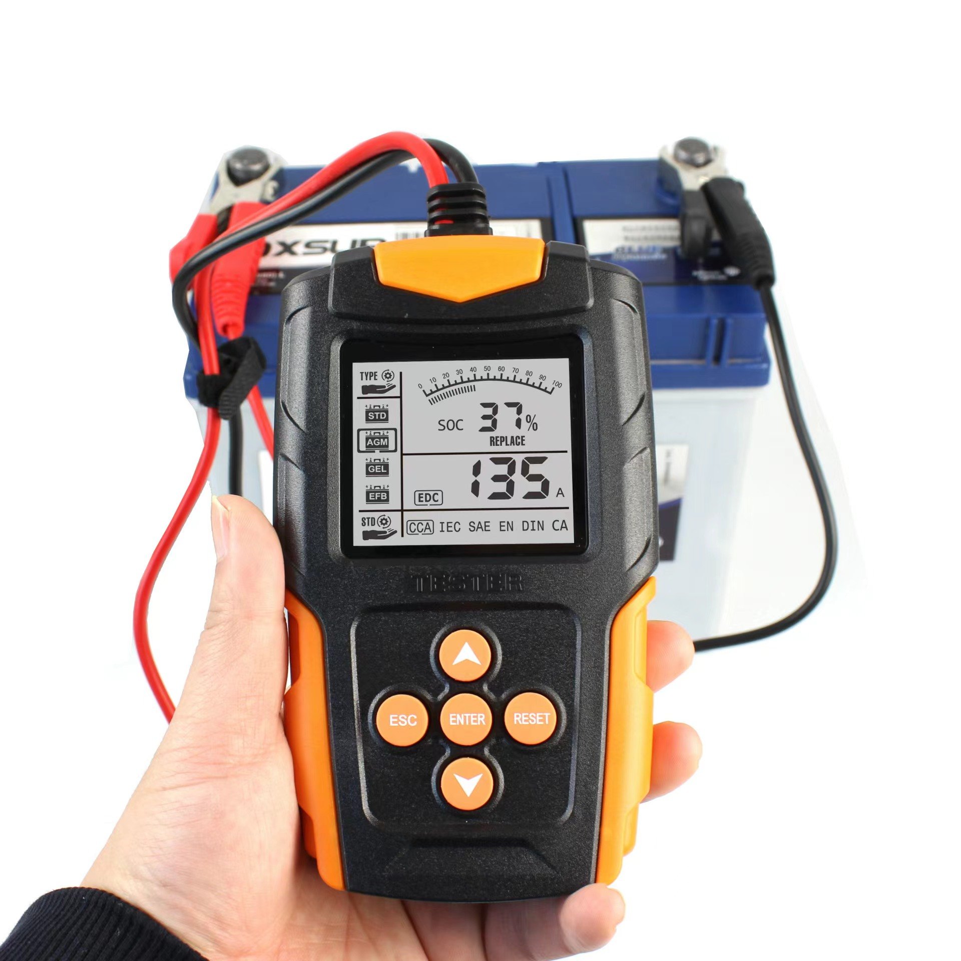 New 12V24V battery tester CAA internal resistance measurement car battery digital tester