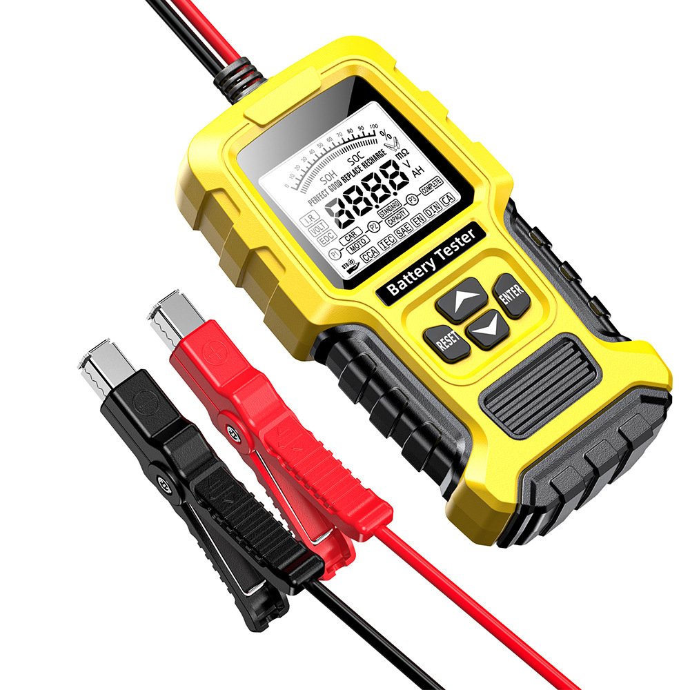 FOXSUR Generation 2 New 12V 24V Car battery tester Digital Analyzer Tester for Truck Motorcycle SUV Boat