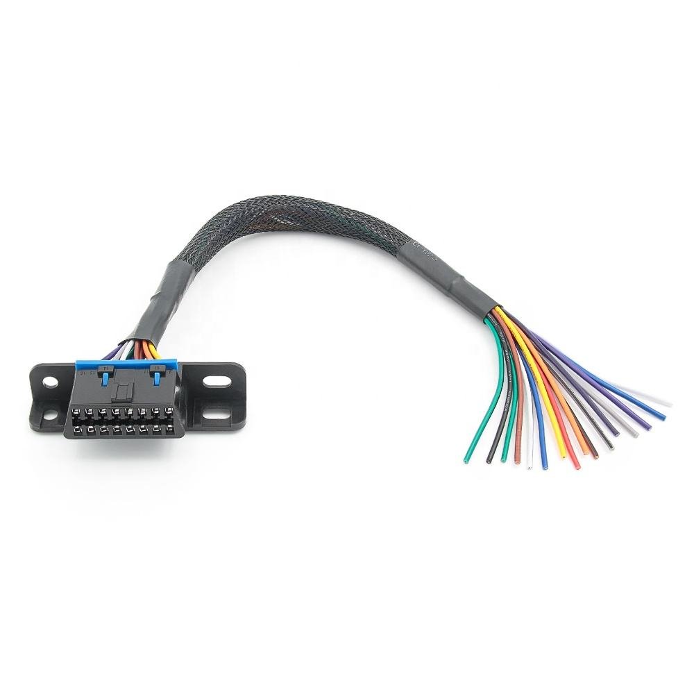 Universal Car Obd 2 16PIN female connector to public plug OBD2 extension cable