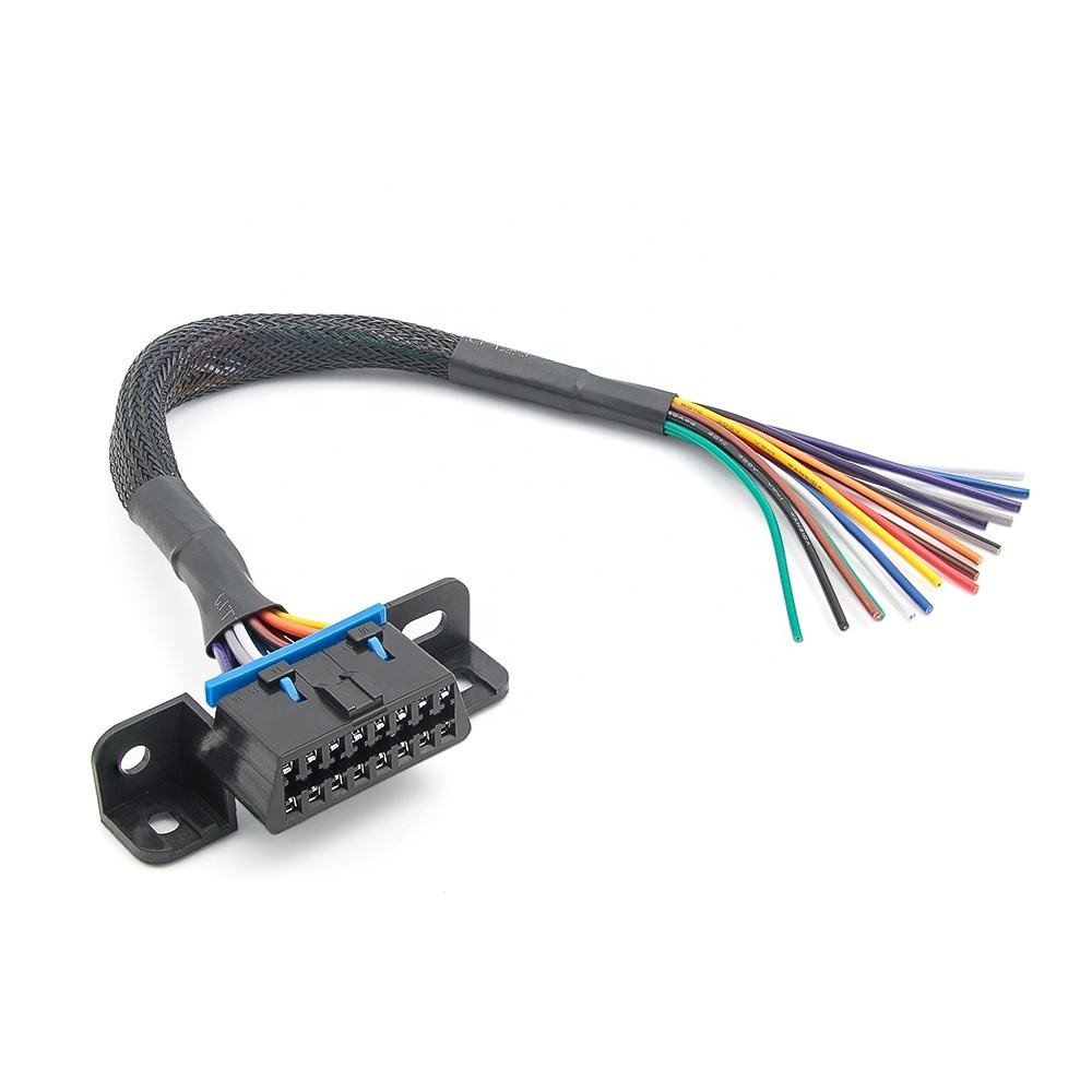 Universal Car Obd 2 16PIN female connector to public plug OBD2 extension cable