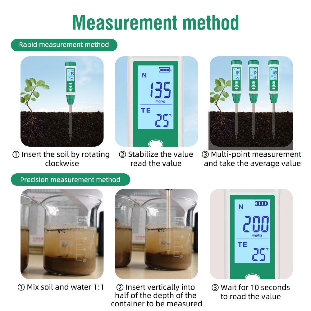 Hot Sale Soil NPK Meter Soil Fertility Organic Matter Nutrient Available Nitrogen Phosphorus Potassium Trace Element Tester